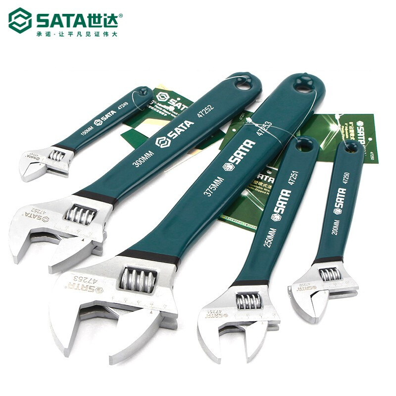 Sata/世达多功能大活口沾塑活动扳活口扳手