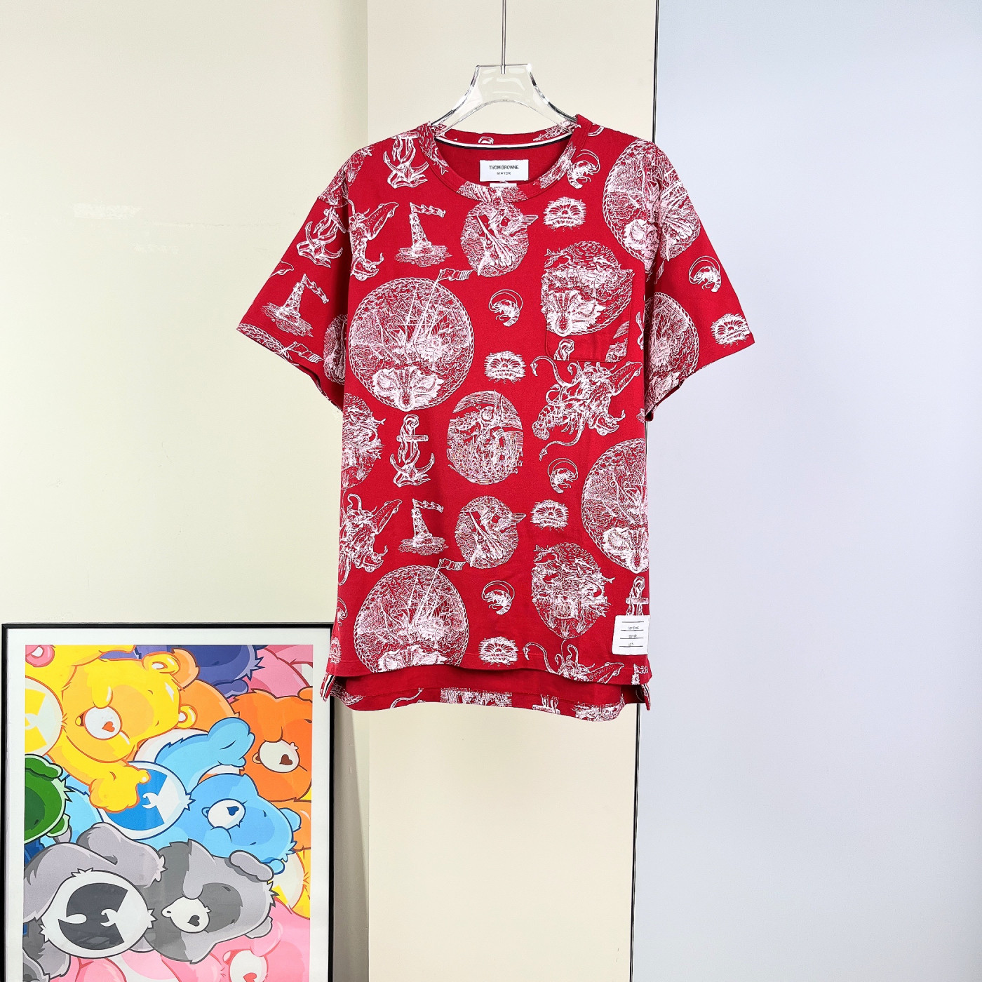 99新 THOMBROWNE 短袖T恤 /5码/Xsp30334