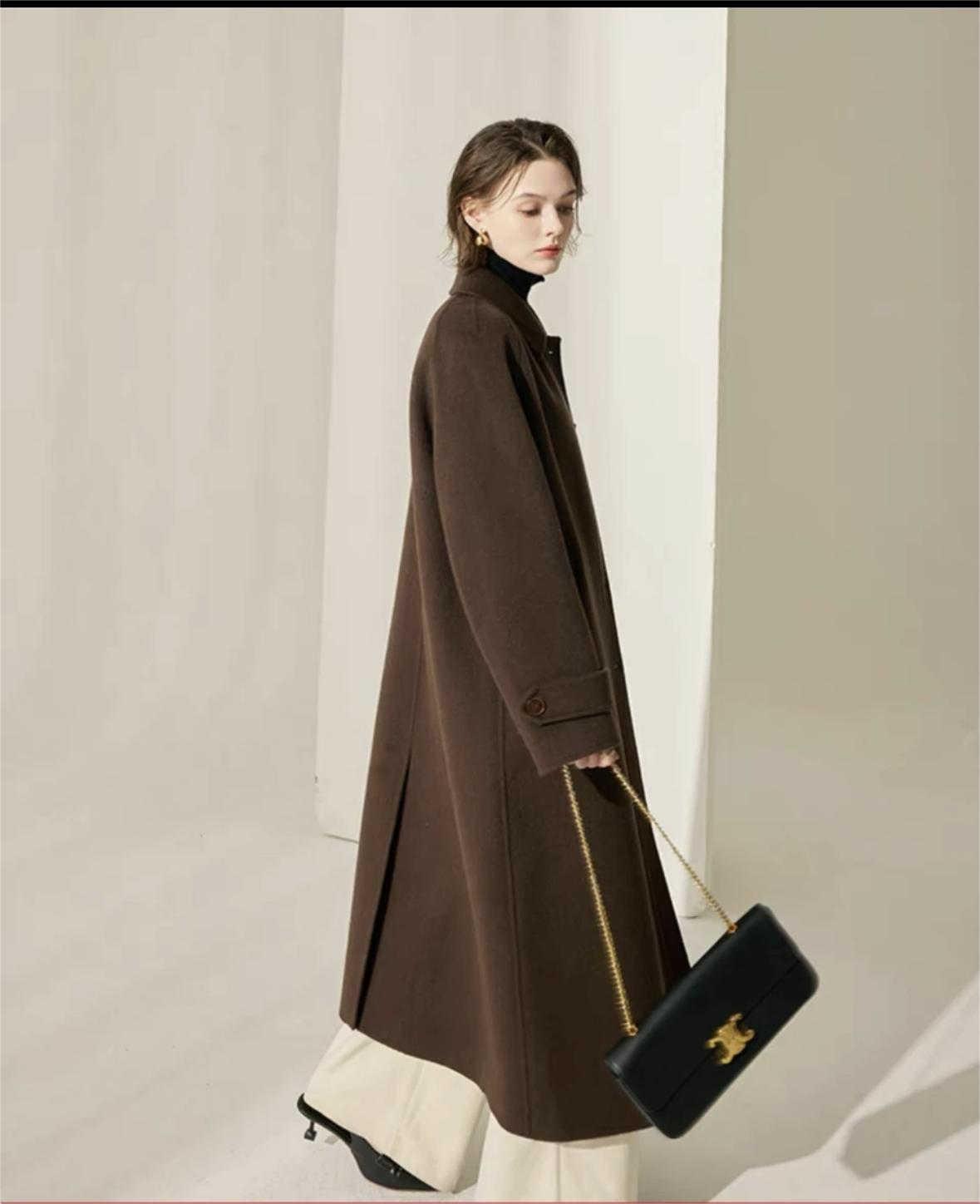 【新款】组合链接001-040欧洲站大衣秋冬时尚百搭小香风羊毛外套