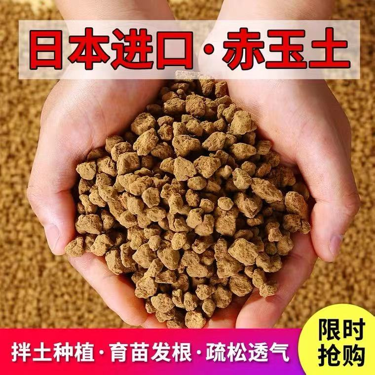 赤玉土三本线日本原装进口硬质颗粒土园艺专用盆景栽培育苗铺面石