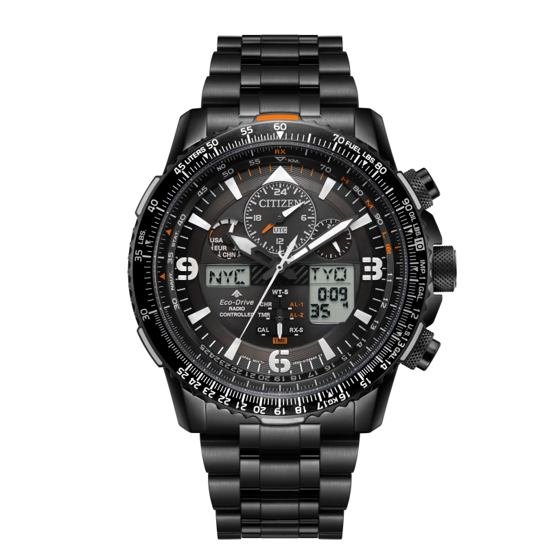 Citizen/西铁城光动能多局电波万年历男士腕表男款手表JY8085-81E