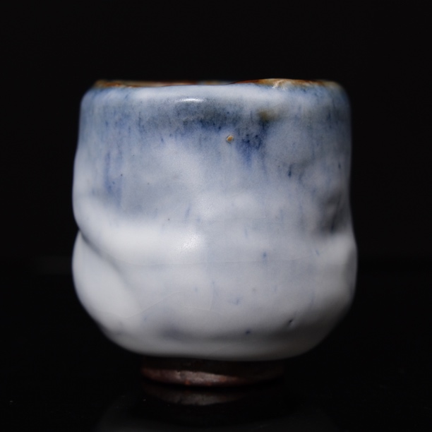 吴遠中未名窑主人杯霁蓝映雪茶杯陶瓷杯品茗杯茶具家用大号手握杯