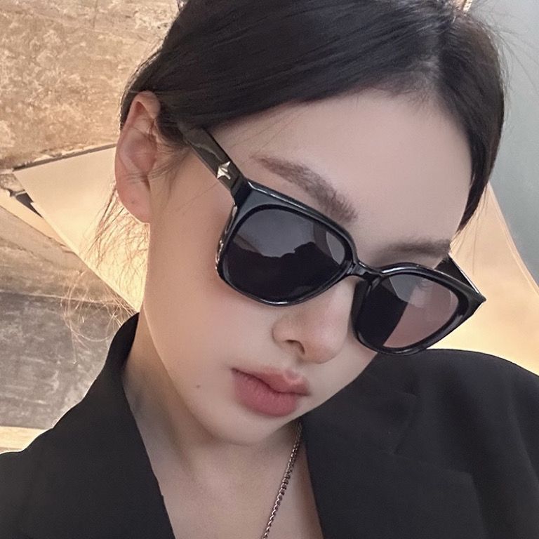 韩版GM方形遮阳男女圆脸简约墨镜潮大框显脸小防紫外线遮阳太阳镜