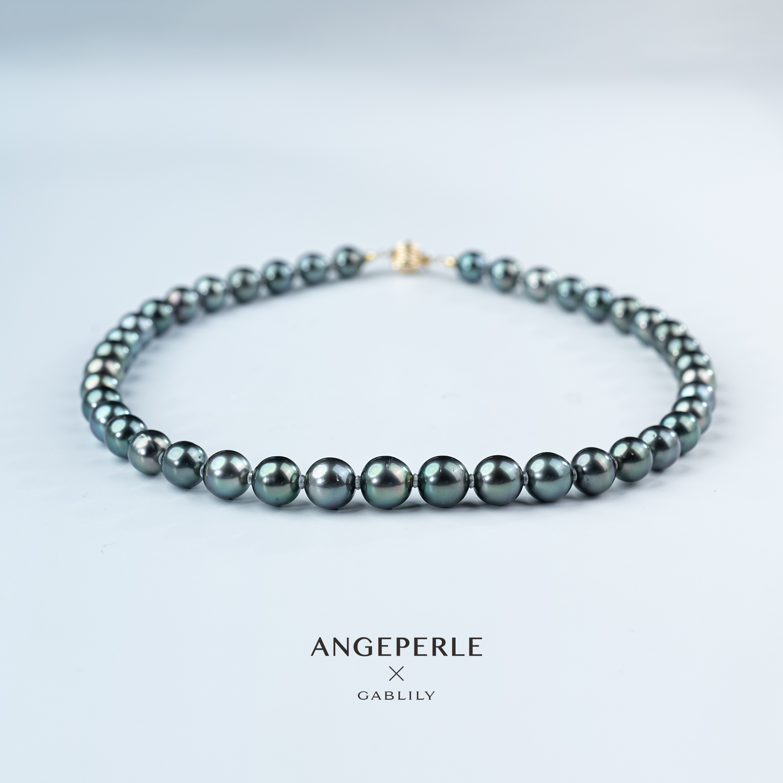 天使之泪 海水珍珠项链14K金扣头8-11mm时尚百搭气质款【小乔推荐】