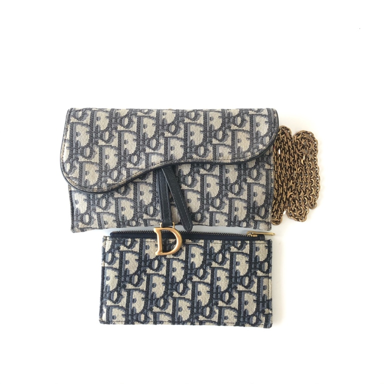 95新 DIOR/迪奥 安洁利严选 Dior马鞍帆布链条单肩包 WHZ409390H 