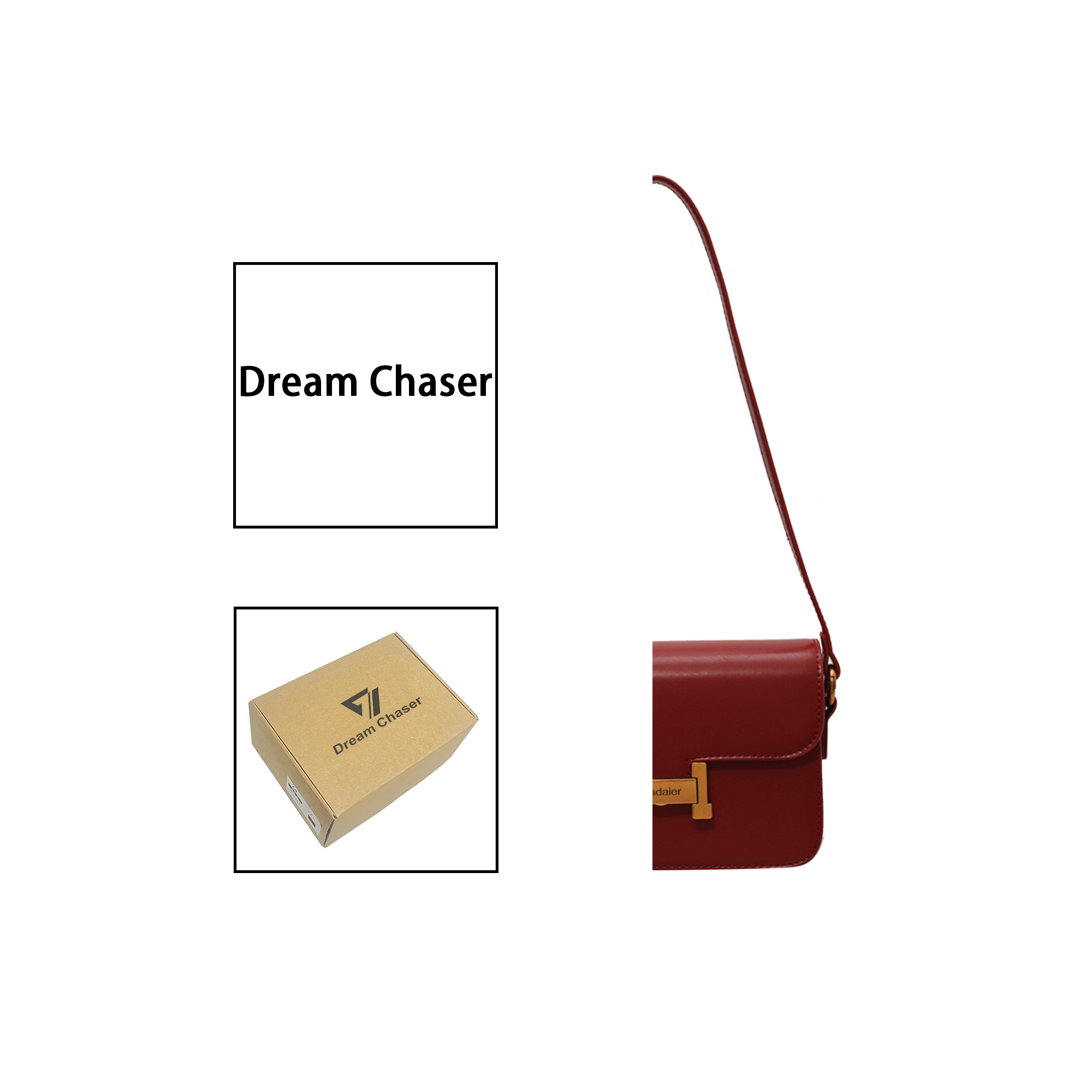 【带礼盒】Dream Chaser2023新款轻奢时尚单肩包简约百搭斜挎包my-9
