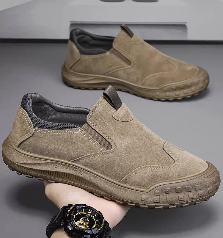 【小扬哥推荐】劳保男鞋秋季运动防滑耐磨男款鞋子一脚蹬休闲布鞋