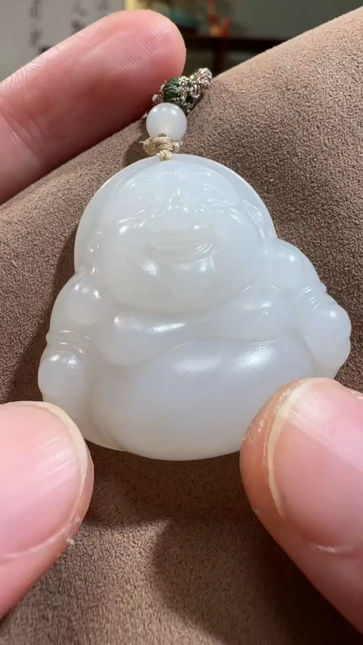 【闪购商品】和田玉吊坠未镶嵌0998白玉佛公