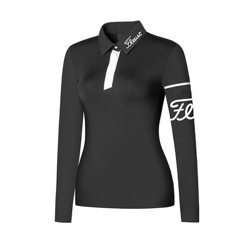 高尔夫休闲golf球衣服修身户外运动时尚透气排汗速干显瘦上衣女装