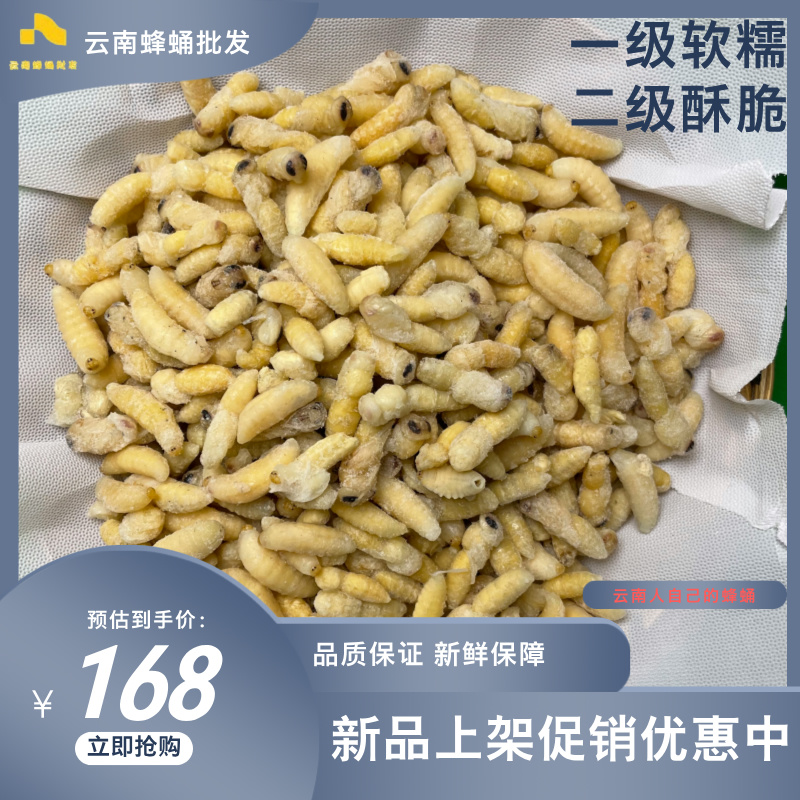 虎头蜂一二级马蜂蛹大一大二云南特产新鲜生态发货
