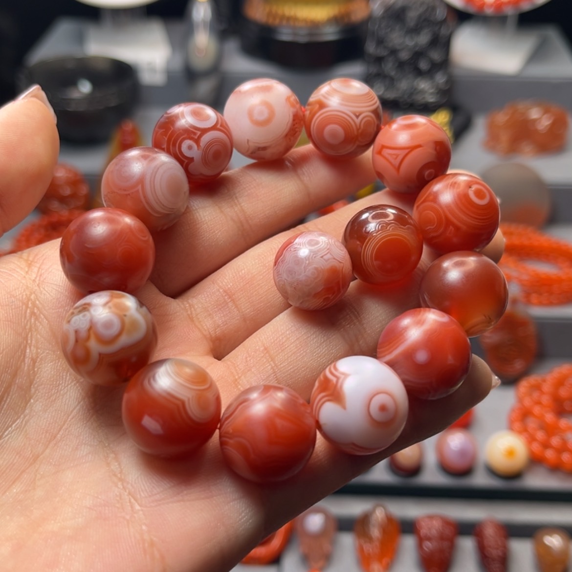 【闪购商品】南红玛瑙手串未镶嵌夏*汐