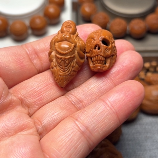 橄榄核核雕橄榄单粒