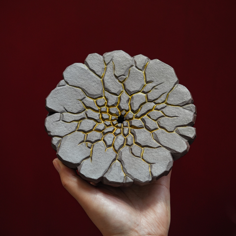 宜兴 杨湛紫砂全手工茶玩茶宠摆件 太湖石干泡台 壶承茶宠托 特价