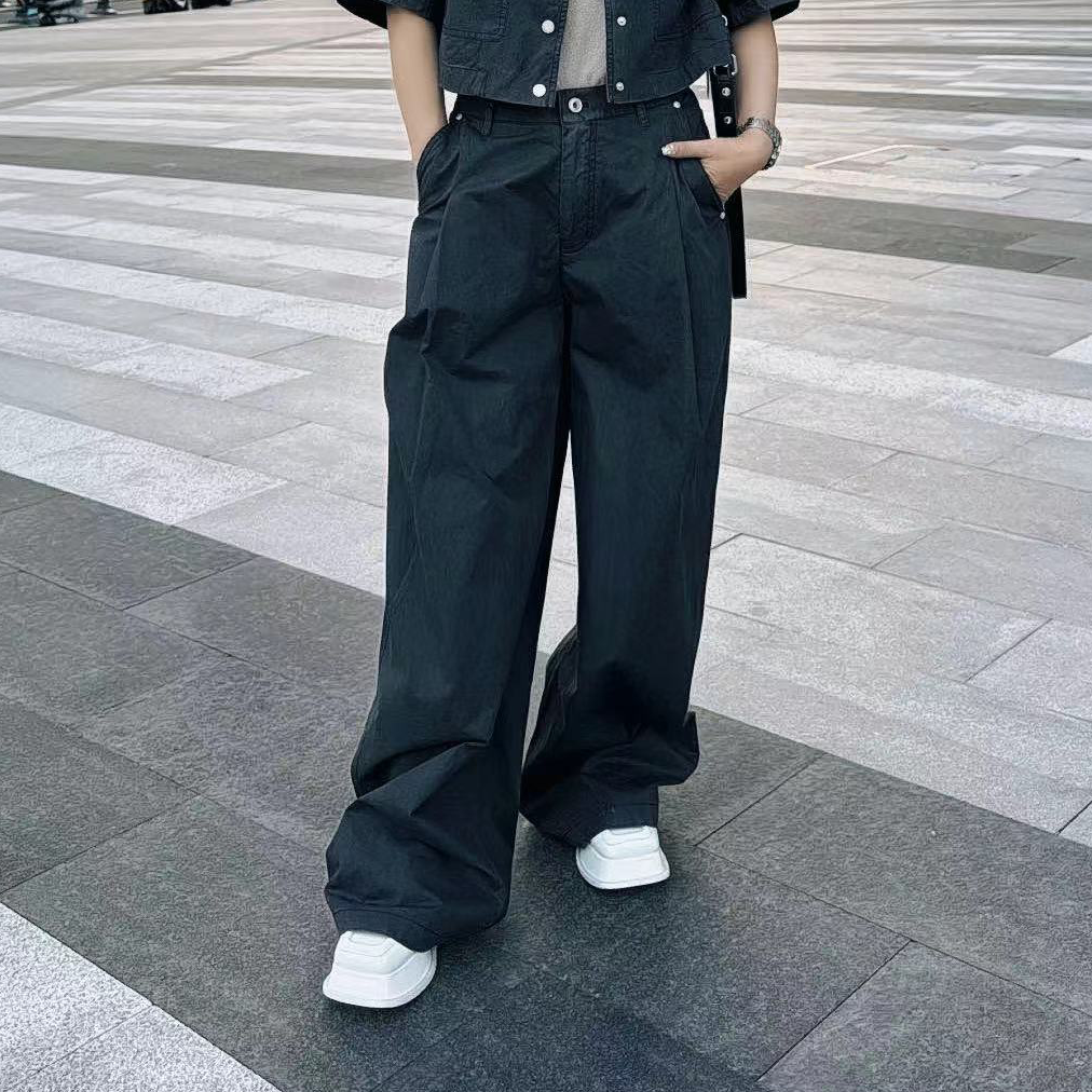 YOUWEI有尾 复古做旧工装阔腿裤 Y5424222
