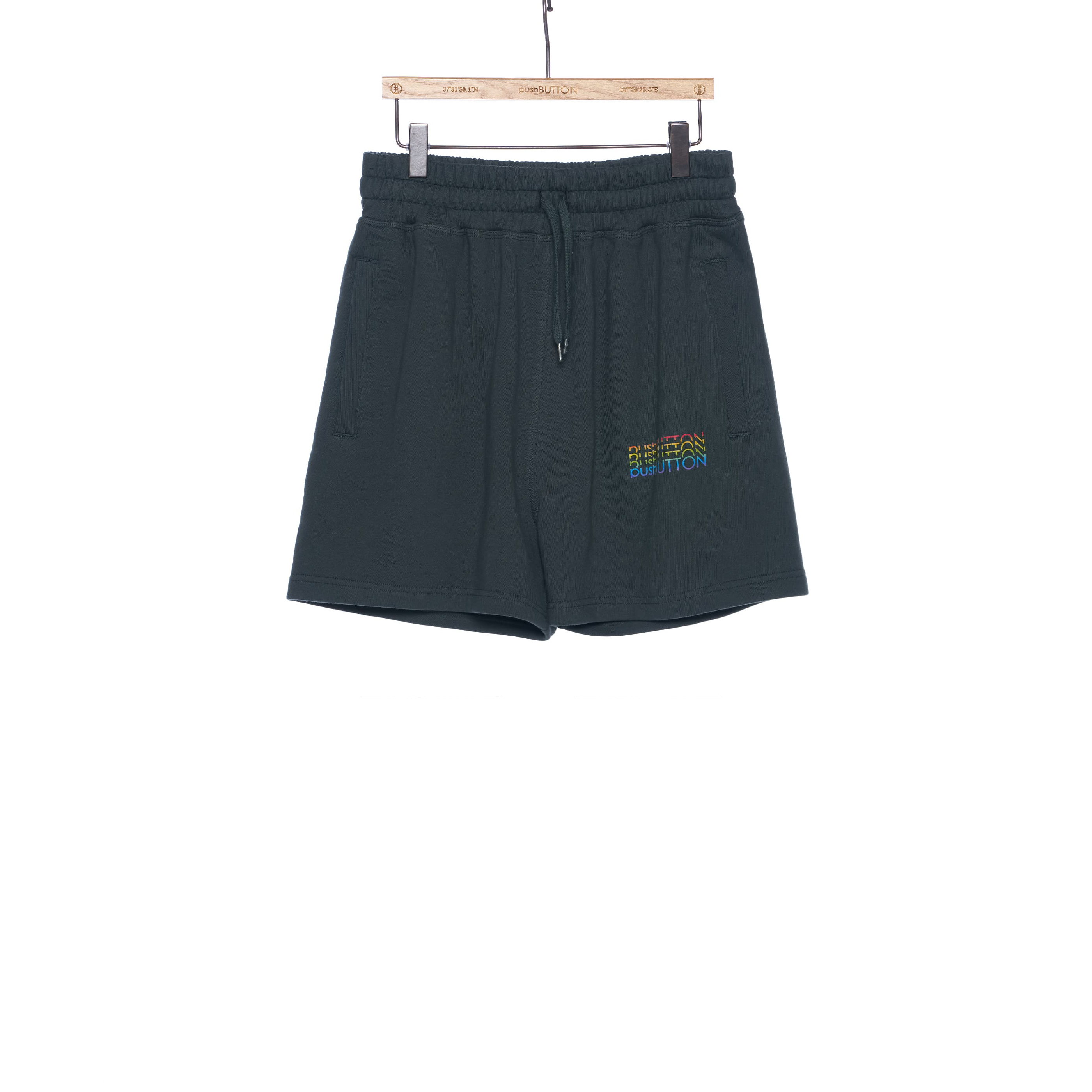 【顾文婷推荐】PUSHBUTTON 字母卫衣面料短裤 PZ2440604W