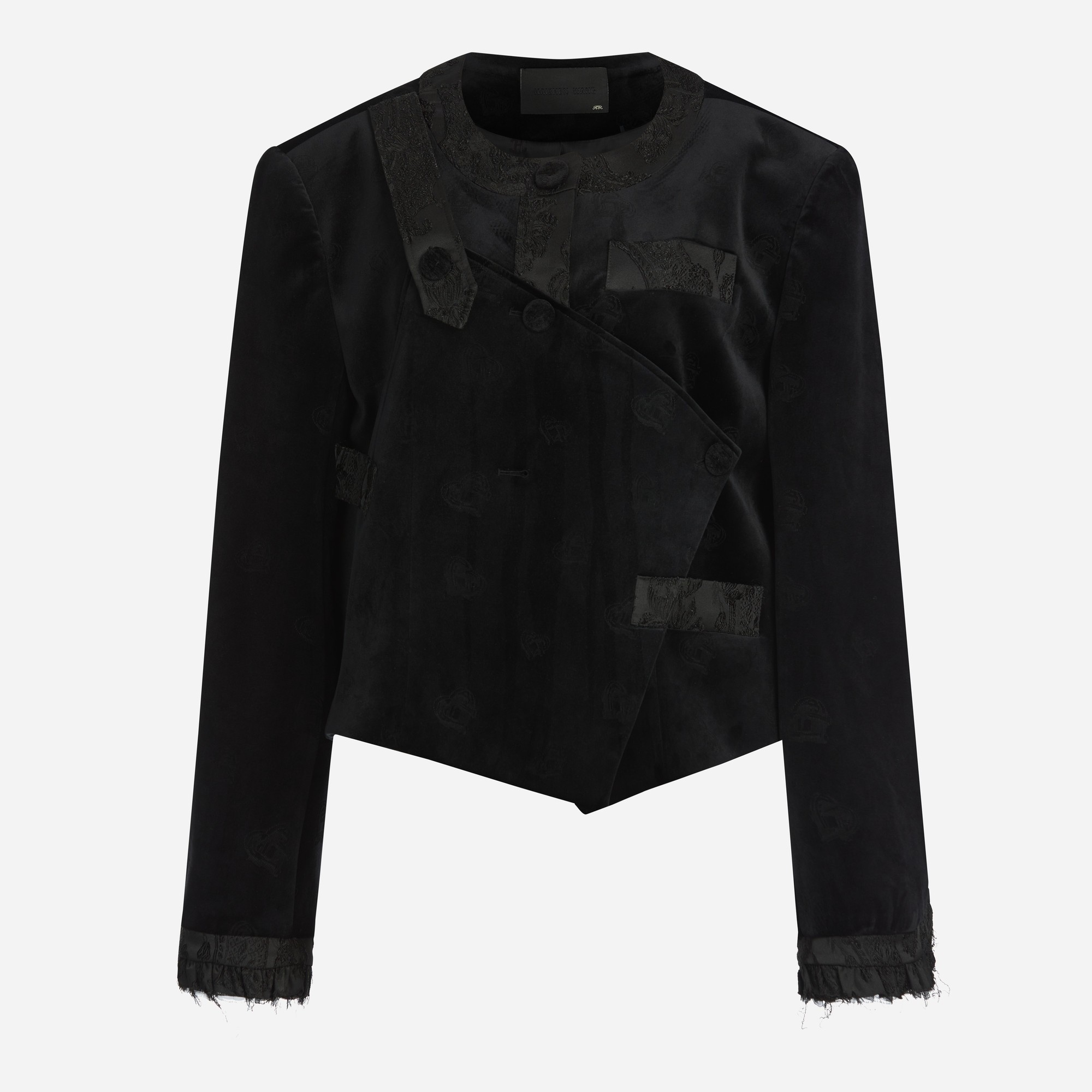 【顾文婷推荐】HZW 暗黑丝绒马术外套HZW223OW11017