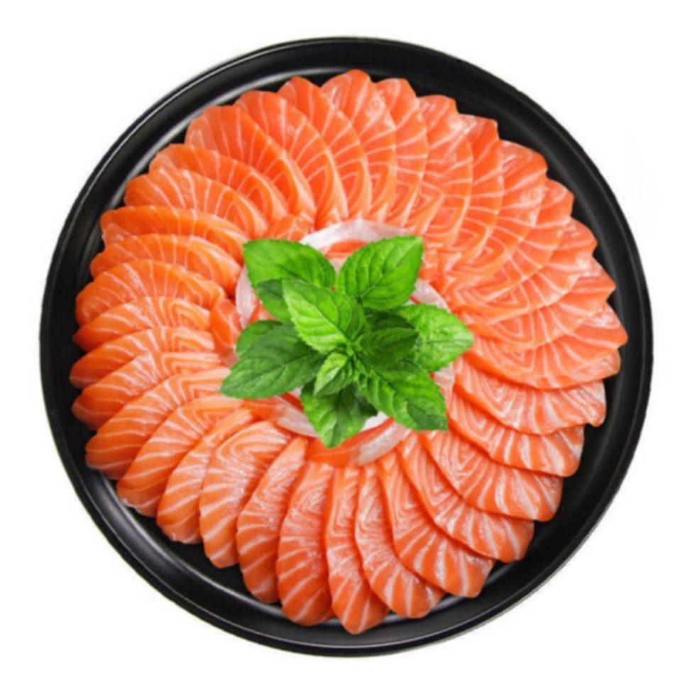 【纯肉净重】 国产/进口三文鱼  刺身北极贝 甜虾