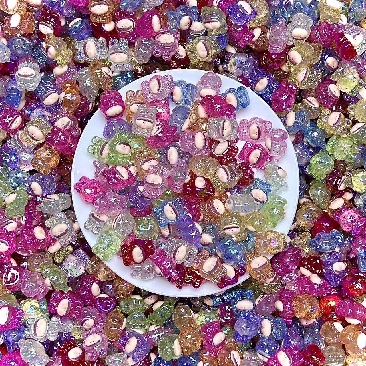 九九家-迷你莉莉丝电镀夜光饰品树脂潮玩玩具摆件对对碰捏捏精致