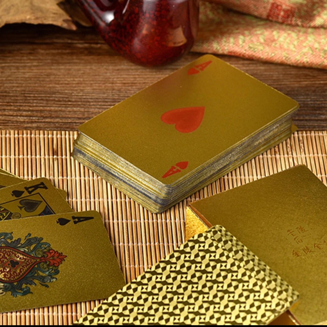 〖金陵金箔〗父亲节个性扑克牌定做创意生日礼物轻奢企业送朋友收藏