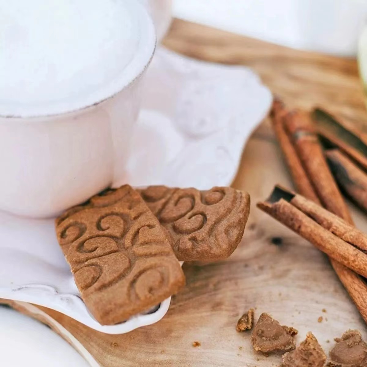 【限用期限2024年11月30】比利时经典焦糖饼干150g/4包