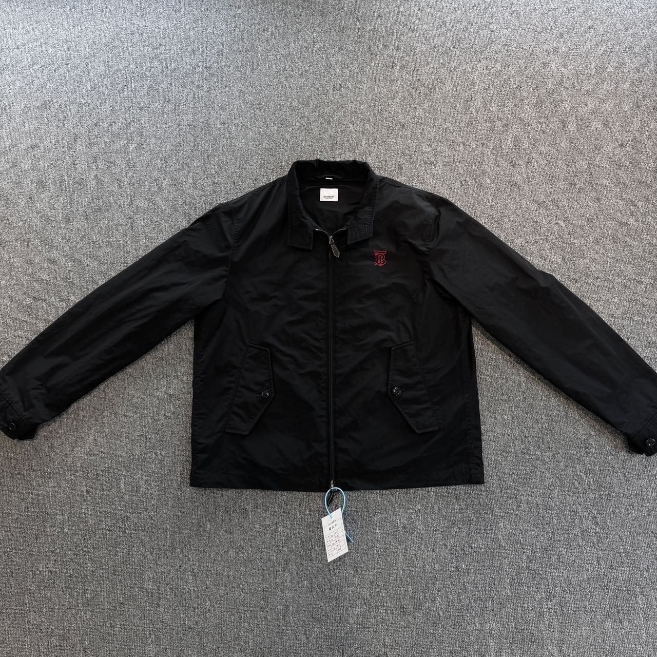 99新 BURBERRY/博柏利 刺绣TB教练夹克/54码/Sw23878