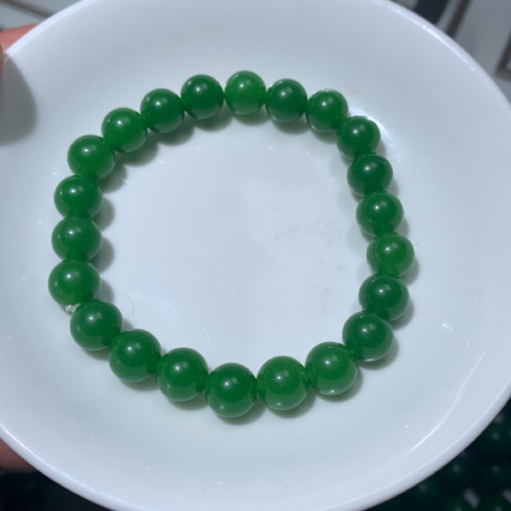 【粉丝专属】8m精品满绿色链子手工定制108