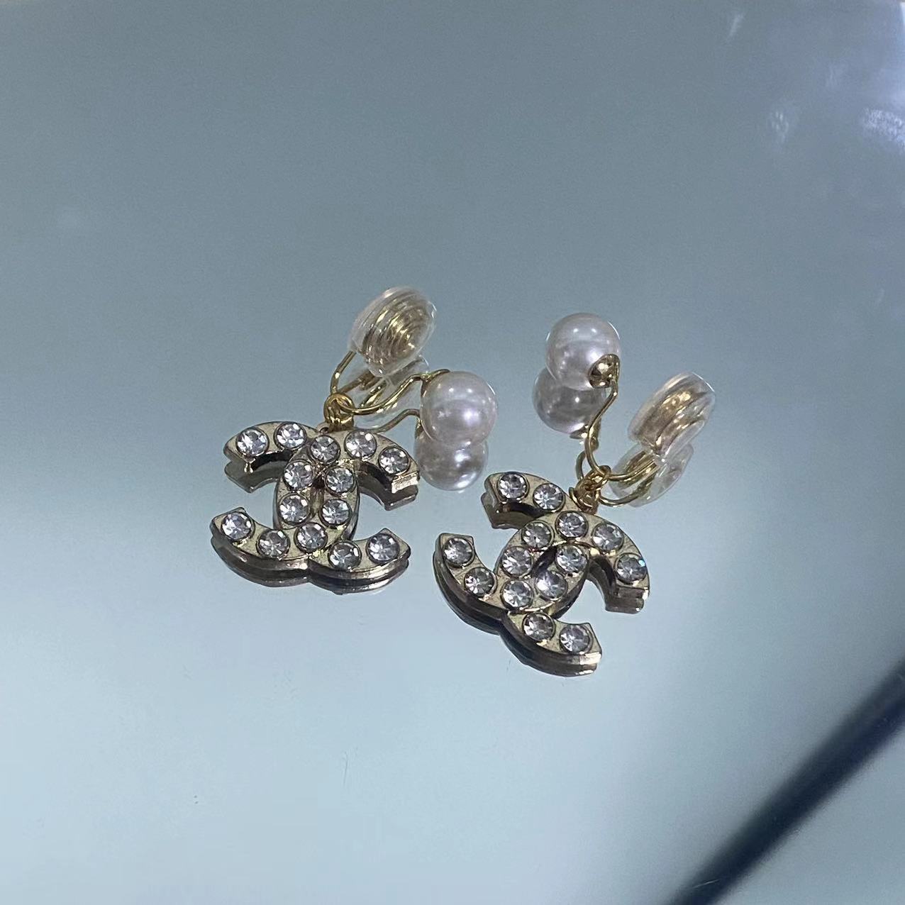 95新 Chanel/香奈儿 乱乱子中古/耳夹/82183（无刻印不支持鉴定）