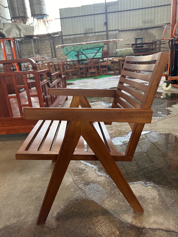 缅甸柚木休闲椅 不包邮