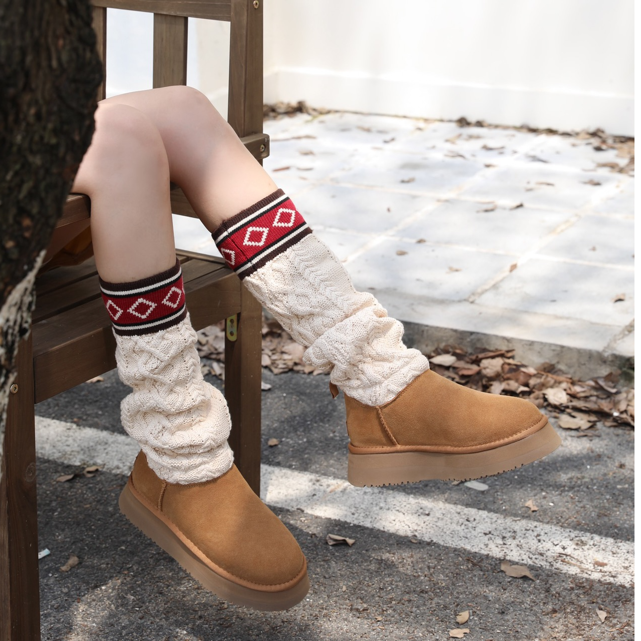 【澳洲雪地靴】澳大利亚羊皮毛一体加厚时尚百搭防滑女款雪地靴