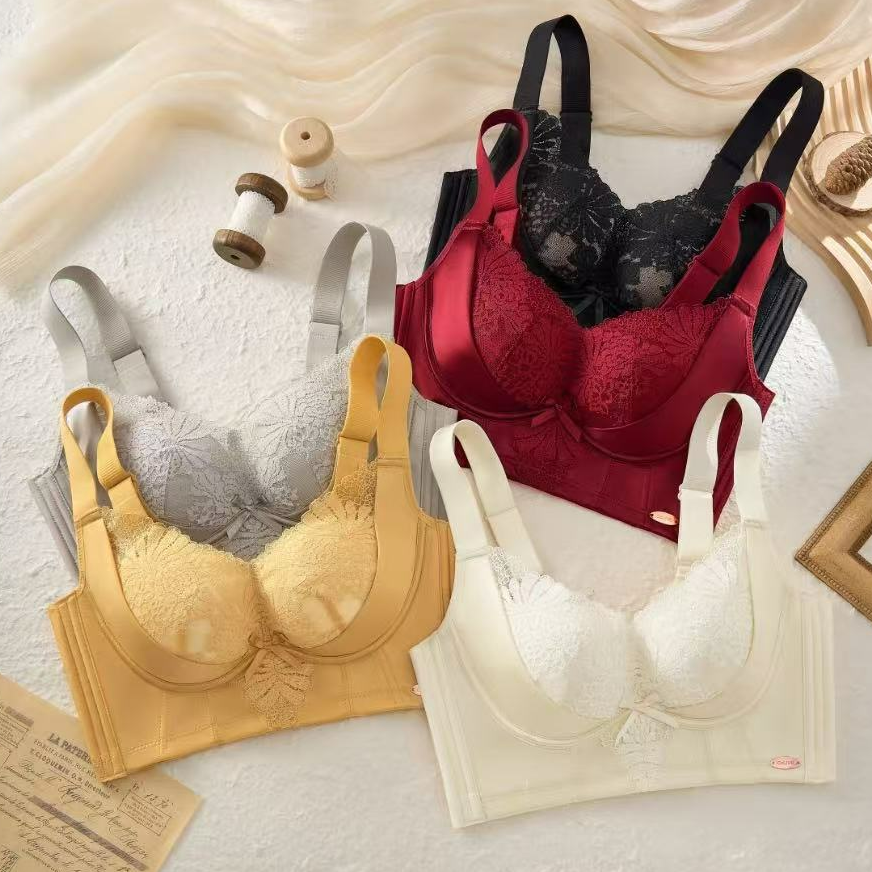 草本初色调整型内衣女2025新款收副乳矫正文胸上托聚拢定型胸罩