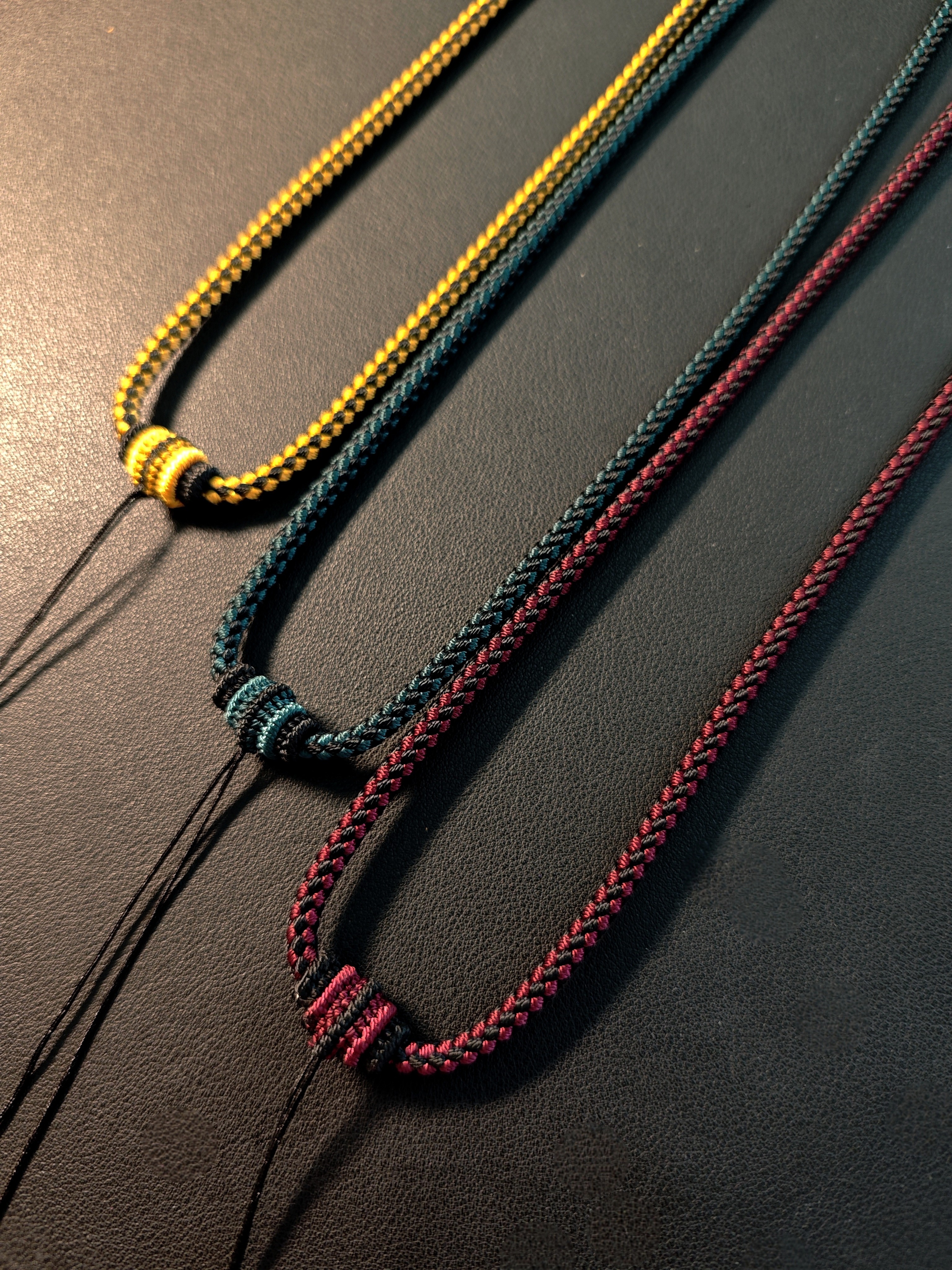 纯手工编织高档龙鳞绳大吊坠挂绳粗款定制