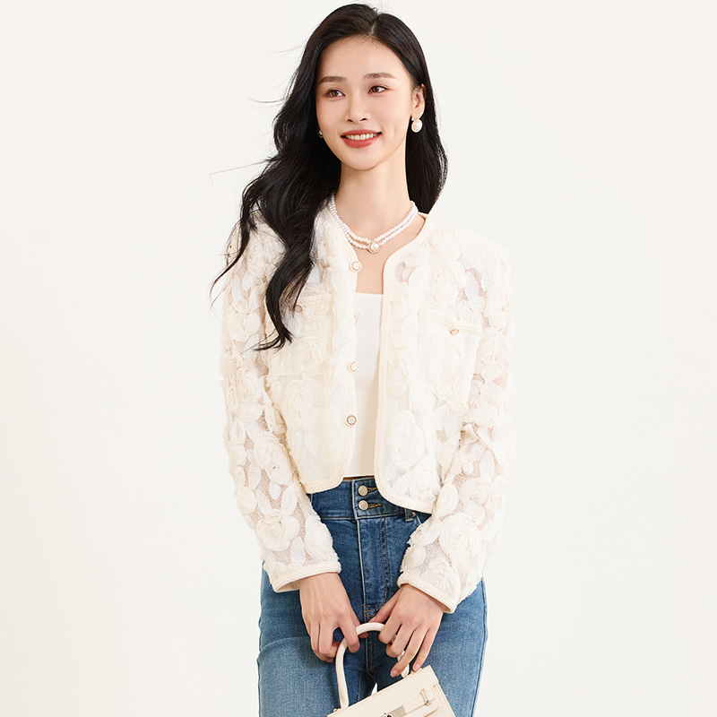 【柠檬专属】佳人苑外套女春季新款J413025