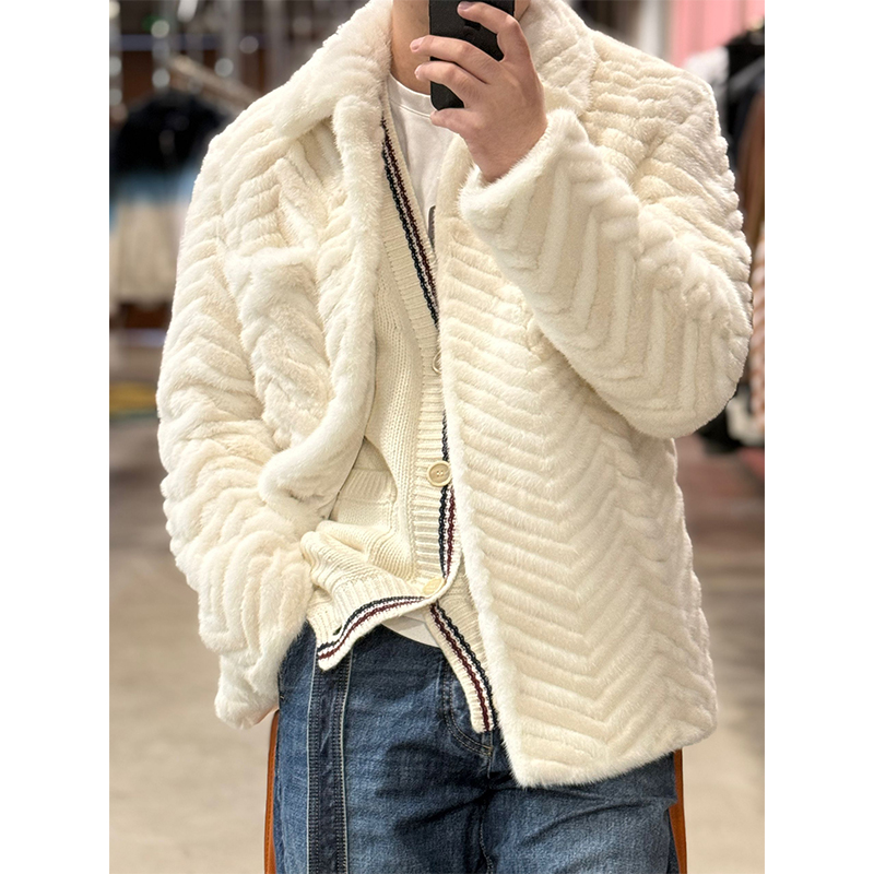 (授权）220000HKD “西九龙艺术特别款 哥本哈根 小公貂 ”水貂夹克