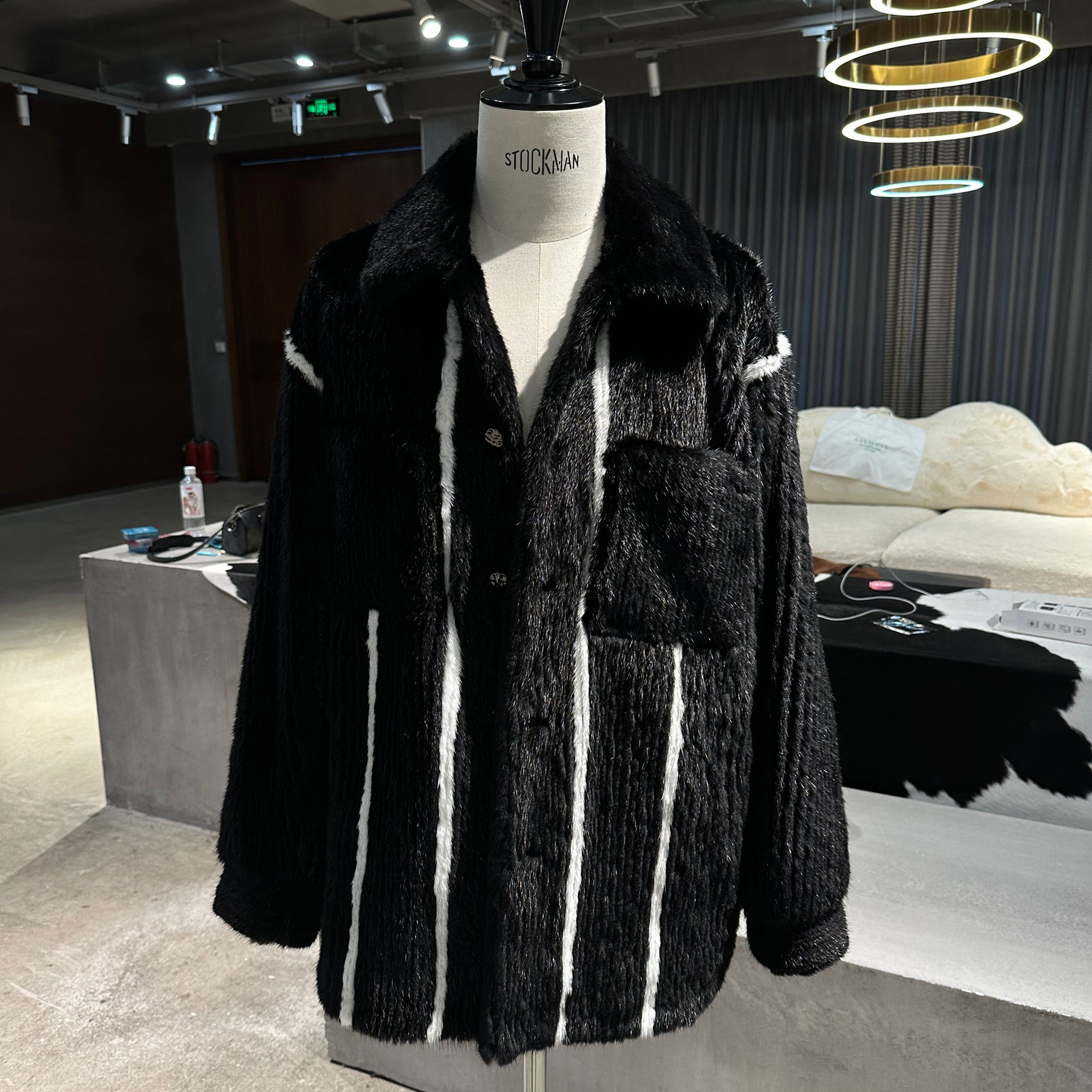 （主店）LA CALIFFA“哥本哈根 紫标小母貂” 12万版 中长款 时尚大衣