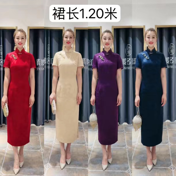 瑞彩祥云礼服317898婚宴中式显瘦婚礼修身