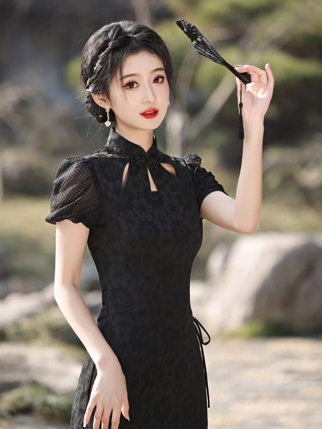 【1420 落花有意】网红爆款女显瘦中国风旗袍