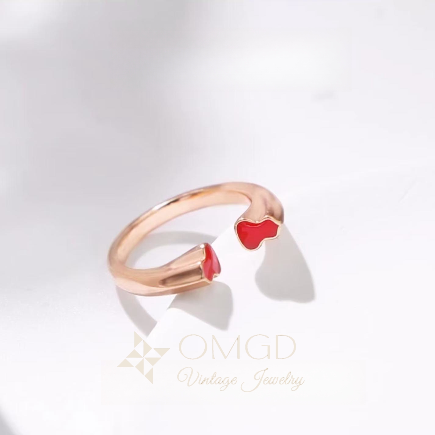 铜合金戒指 【K2090-1】红色户鲁戒指-HLJ