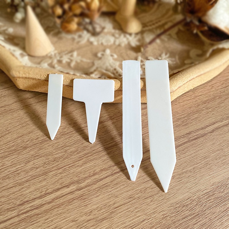 【花盆标签牌】多肉花盆T字型加厚迷你一字实验室桌面 园艺插地标识