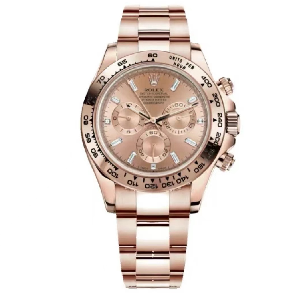 99新 Rolex/劳力士 潮人/116505/全玫金T钻刻/22全套