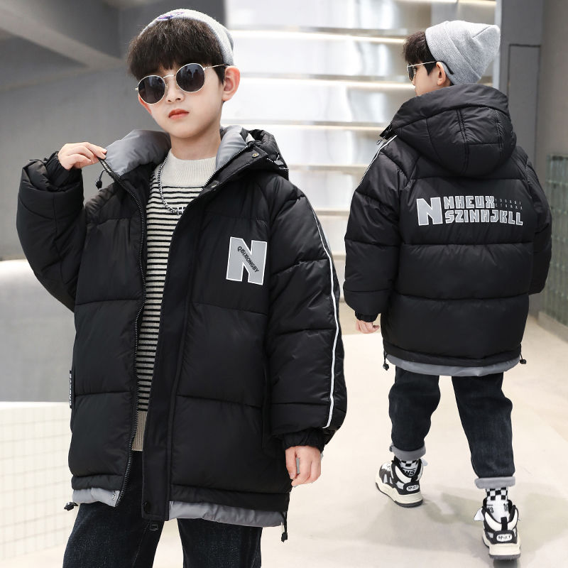 巴拉巴拉儿童装男童冬装羽绒羽绒服2023新款中大童冬季加厚棉衣洋