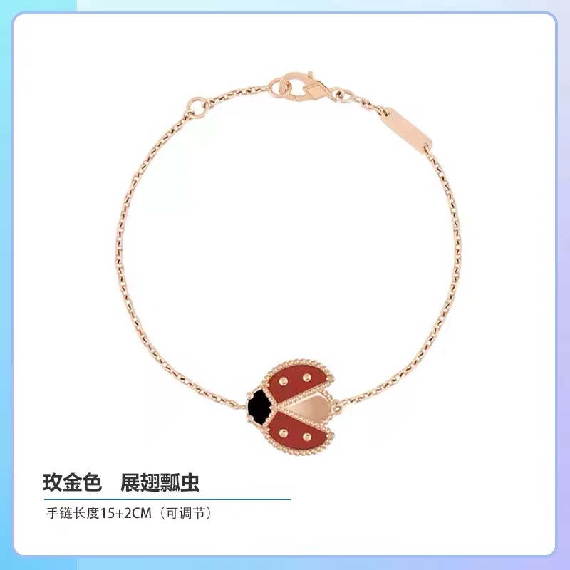 铜合金胸针 瓢虫手链真金电镀【V金系列】-2313