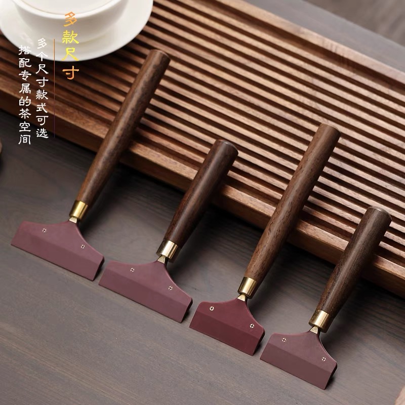 茶刮硅胶茶刷子功夫茶具茶道配件扫茶茶盘刷刮子茶台刮水板茶刷