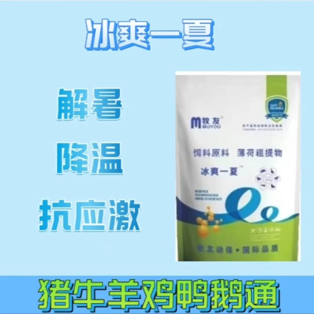 冰爽一夏 夏季 猪牛羊解暑抗应激降温饲料添加剂