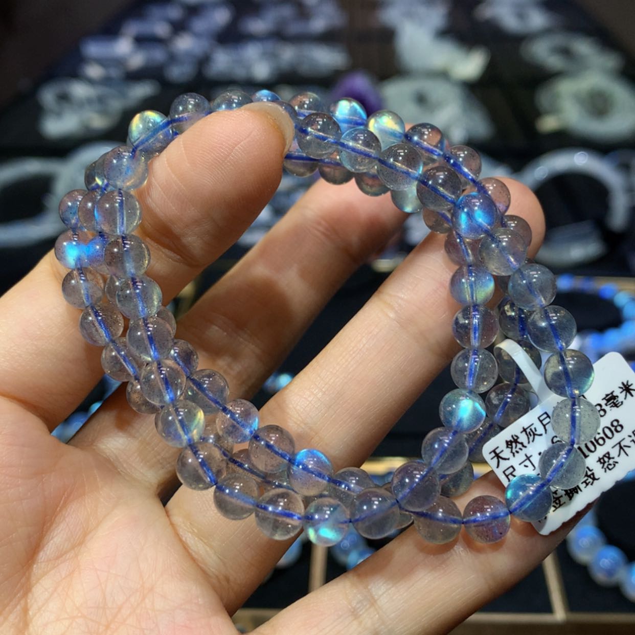 【闪购商品】拉长石手串6.8未镶嵌