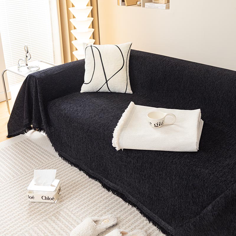 （清柠）网红简约现代沙发盖布四季通用全包万能沙发套罩防滑防猫