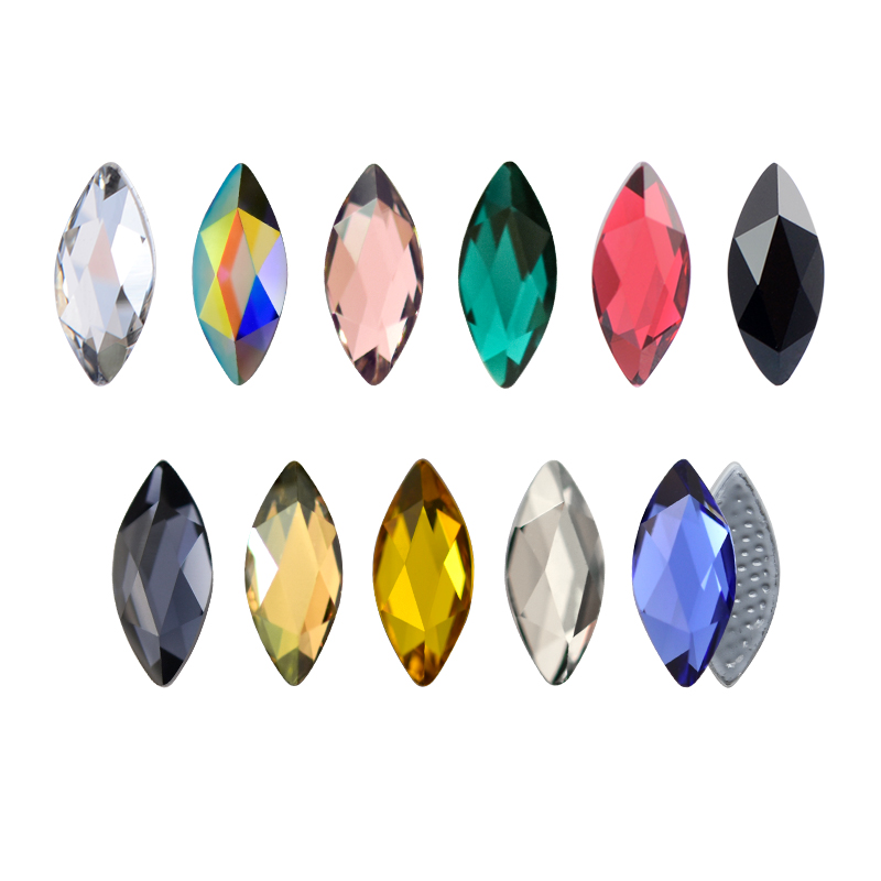 烫底 2201马眼 多尺寸 美甲钻奥地利钻华子奥钻超闪堆钻穿戴美甲