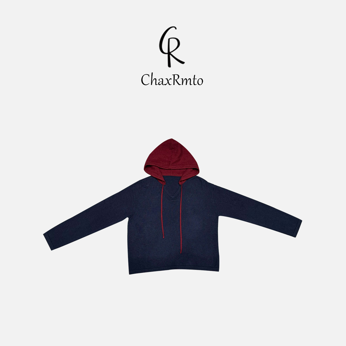 ChaxRmto 2024时尚百搭纯色卫衣连帽百搭通勤上衣 斯斯SC1C2436