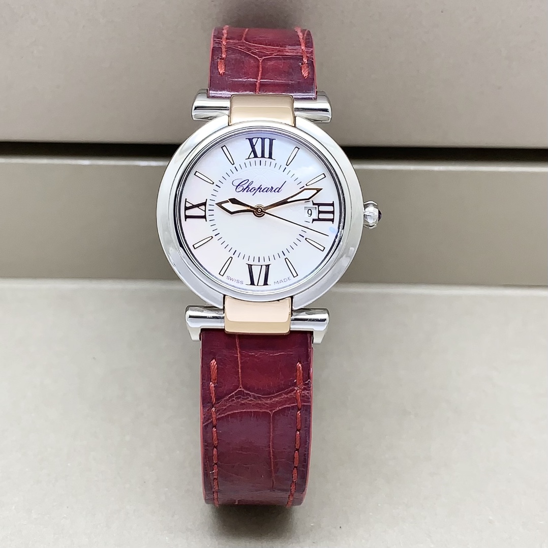 95新 Chopard/萧邦 IMPERIAL系列/28mm/间金/石英气质女士手表