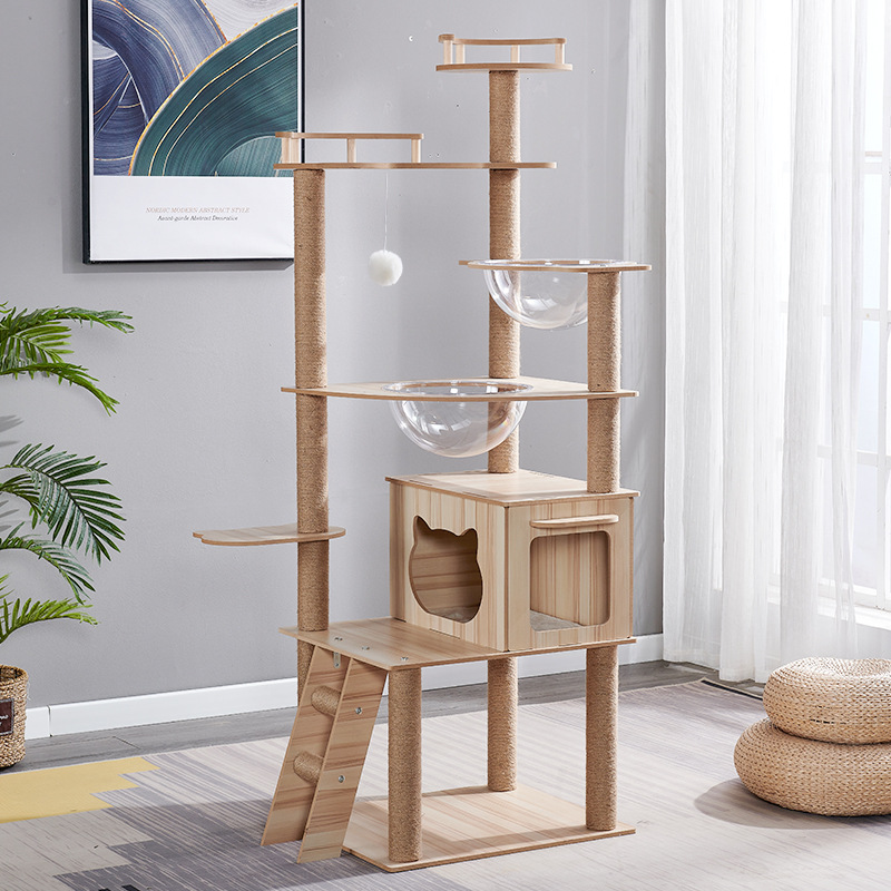 抖音热销宠物用品猫爬架猫窝猫抓板猫树猫咪用品宠物猫玩具太空舱