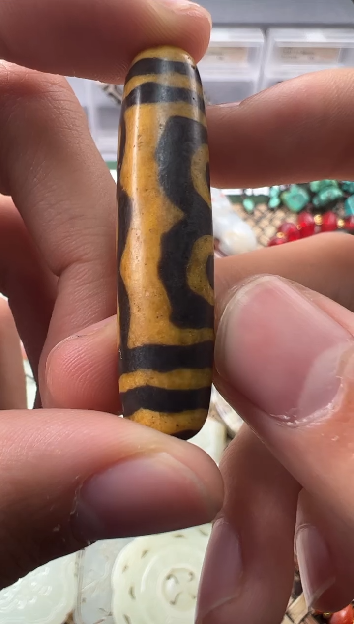 【闪购商品】料器格古清代料器五眼珠